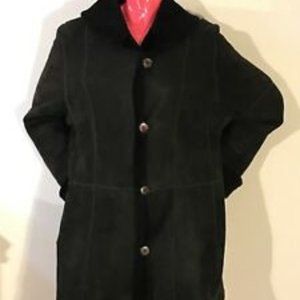 Marco Gianotti Hooded Black Shearling Lamb Fur